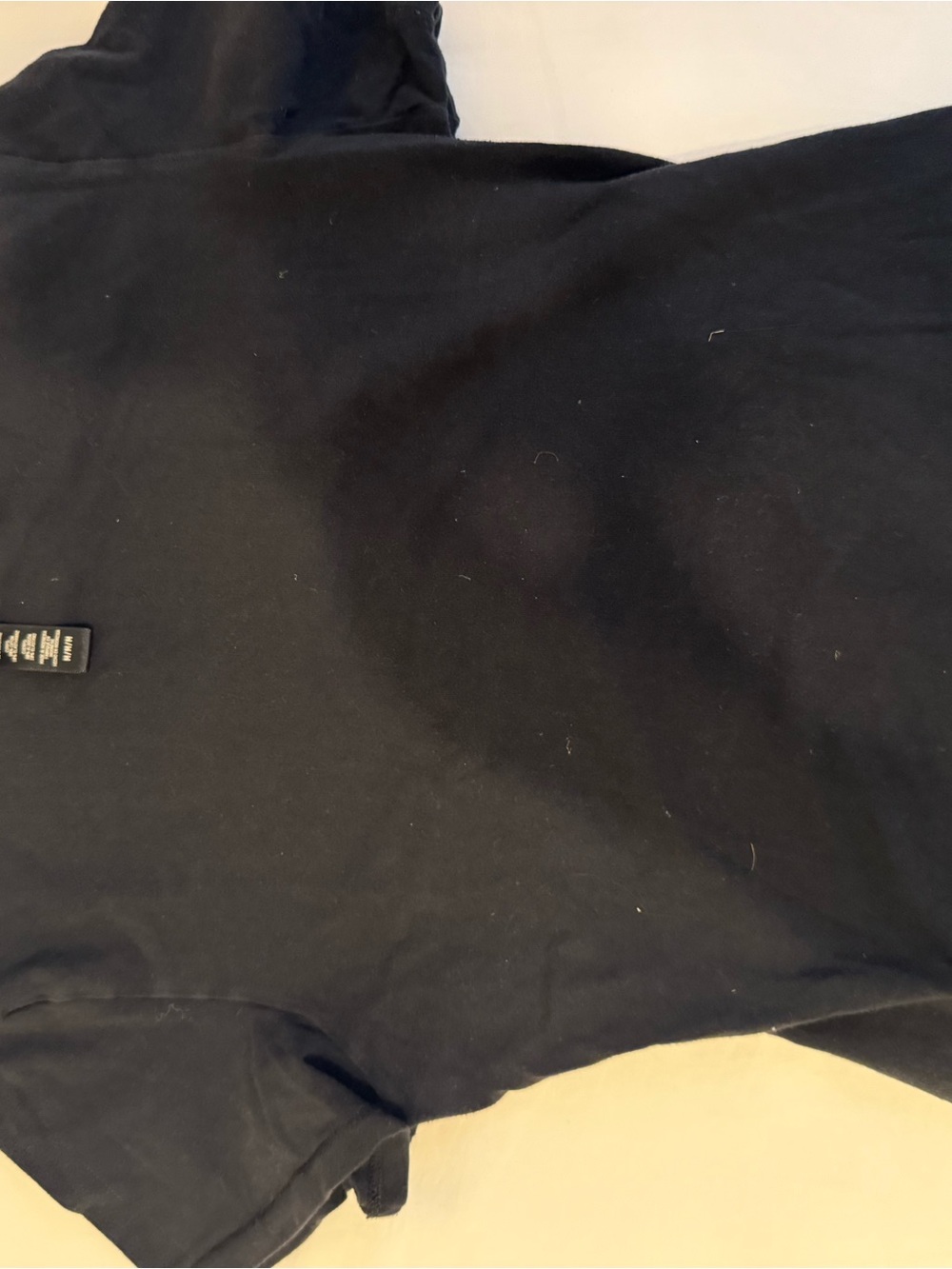 SKIMS Black Short Sleeve Crewneck Tee
